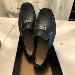 Cole Haan navy leather women’s loafers. Size 7.5